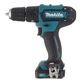 Дрель-шуруповерт ударная аккумуляторная Makita CXT HP333DWAE 12 В 2 Ач Li-Ion 2 АКБ и ЗУ