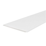 Панель ПВХ 250х2700х9 мм Stella Light глянцевая белая матовая 0,67 кв.м Панель ПВХ 250х2700х9 мм Stella Light глянцевая белая матовая 0,67 кв.м