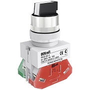 Переключатель кулачковый Dekraft ПЕ-22 220 В 1НО+1НЗ IP54 3P черный (25052DEK)