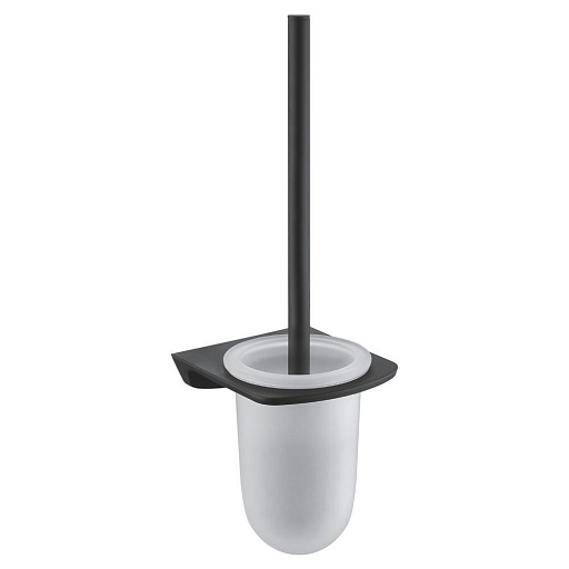 Ершик для унитаза WasserKraft Elbe подвесной стекло/металл черный (K-7227) Ершик для унитаза WasserKraft Elbe подвесной стекло/металл черный (K-7227)