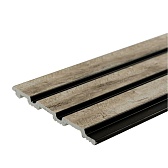 Панель реечная из экополимера 120х3000х10 мм ироко 0,36 кв.м Панель реечная из экополимера 120х3000х10 мм ироко 0,36 кв.м