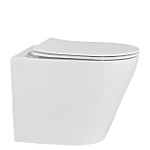 Унитаз напольный приставной Abber Bequem с горизонтальным выпуском сиденье с микролифтом (AC1113) Унитаз напольный приставной Abber Bequem с горизонтальным выпуском сиденье с микролифтом (AC1113)