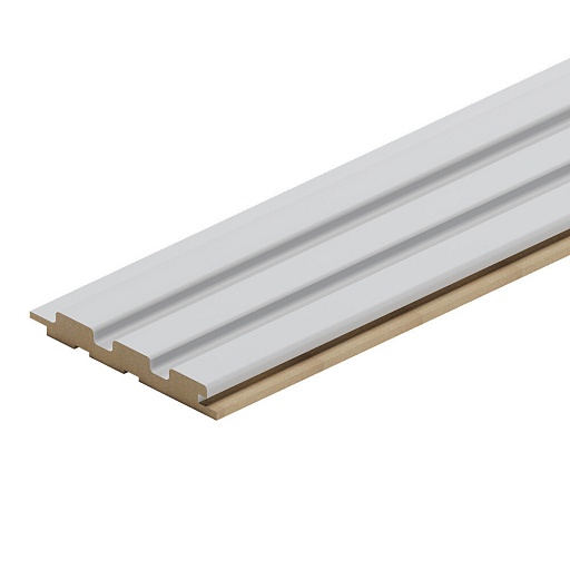 Реечная панель МДФ белая 2700х119х16 мм Stella 0,32 кв.м Реечная панель МДФ белая 2700х119х16 мм Stella 0,32 кв.м