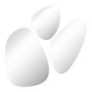 Зеркало с подсветкой фигурное 110 см бесконтактный сенсор Abber Teil (AG6503S)