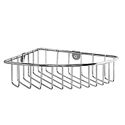 Полка для ванной Milardo угловая 190х52х190 мм нержавеющая сталь хром (105WC00M44)