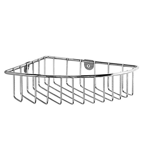 Полка для ванной Milardo угловая 190х52х190 мм нержавеющая сталь хром (105WC00M44)