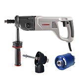 Набор электроинструмента Crown дрель сетевая ударная CT32072DH BMC 1400 Вт ключевой патрон + пылеуловитель + коронка 72/65PUN1816