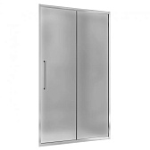 Душевая дверь Abber стекло матовое 140х195 см профиль хром 6 мм раздвижная (AG30140MH)