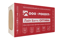 Утеплитель Роквул Лайт Баттс Оптима 50x600x1000 мм 6 кв. м - фотография 2