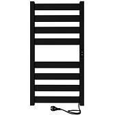 Полотенцесушитель электрический Indigo Oktava Slim 5 800х430 мм 85 Вт с терморегулятором черный муар Полотенцесушитель электрический Indigo Oktava Slim 5 800х430 мм 85 Вт с терморегулятором черный муар