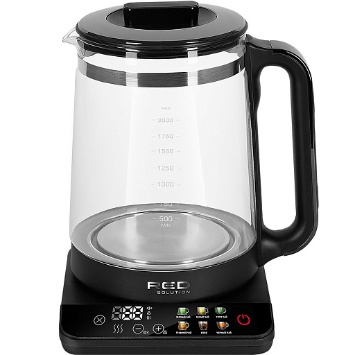 Электрический чайник Red Solution Colorsense KG1330D 2 л с регулировкой температуры черный