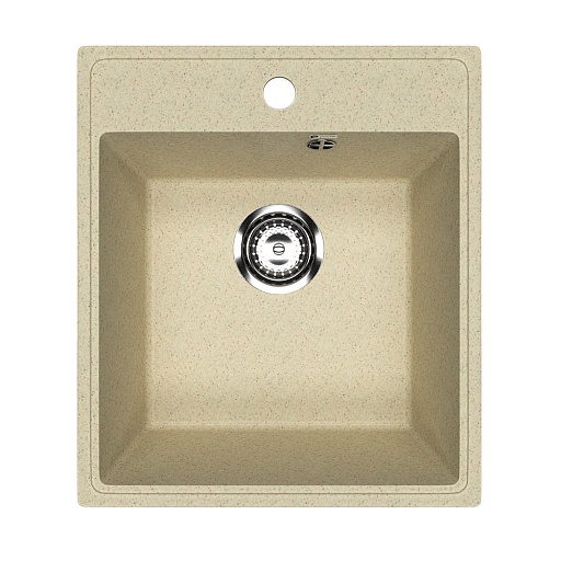 Мойка для кухни Ulgran Practik 43х49х20 см врезная искусственный камень слоновая кость