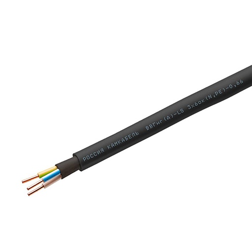 Кабель Камкабель ВВГнг(А)-LS 3х6 (100 м)