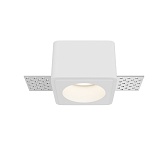 Светильник встраиваемый GU10 белый 10 Вт IP20 Technical Gyps Modern (DL123-GU10-01-W)