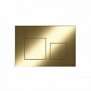 Клавиша смыва для инсталляций Ceramicanova Balance Square брашированное золото (CN12-002BG)