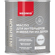 Масло Neomid Interior для дерева белое шелковисто-матовое 0,75 л