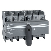 Выключатель-разъединитель EKF TwinBlock 3P 40А 400-690 В на монтажную плату (tb-s-40-3p-rev)