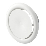 Анемостат приточно-вытяжной Era Pro регулируемый стальной с полимерным покрытием d160 мм белый