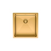Мойка для кухни Iddis Edifice 44х44х20 см врезная с сифоном сталь золото (EDI44B0i77)