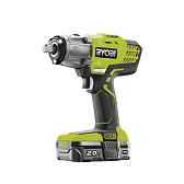 Гайковерт ударный аккумуляторный Ryobi One+ R18IW3-120S 18 В 2 Ач Li-Ion 1 АКБ и ЗУ (15706642)