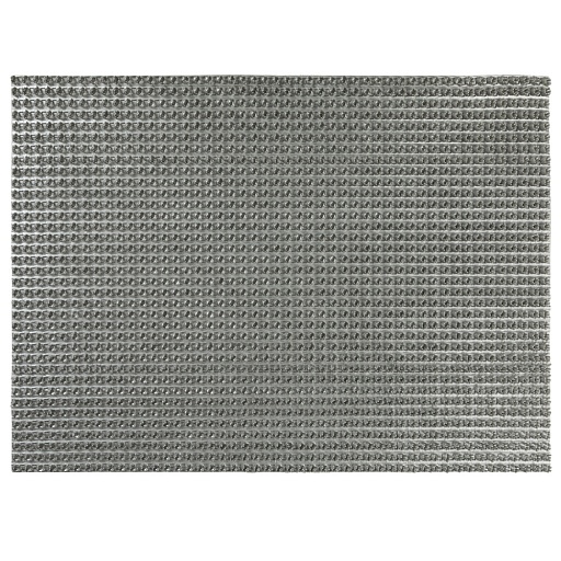 Коврик придверный щетинистый Альфа-Стиль 45х60 см грязезащитный серый металлик