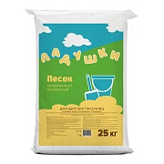 Песок для детских песочниц Ладушки 2,1-2,3 мм 25 кг