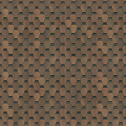 /Гибкая черепица Docke PIE EURASIA/ ШЕСТИГРАННИК/ Светло-коричневый