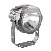 Светильник светодиодный садово-парковый Feron металлик 115 мм 6400К 10 Вт IP65 (32150)