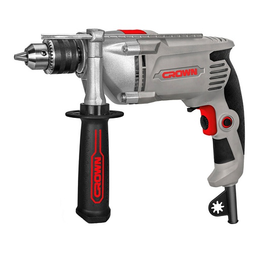 Дрель сетевая ударная Crown CT10130 810 Вт ключевой патрон