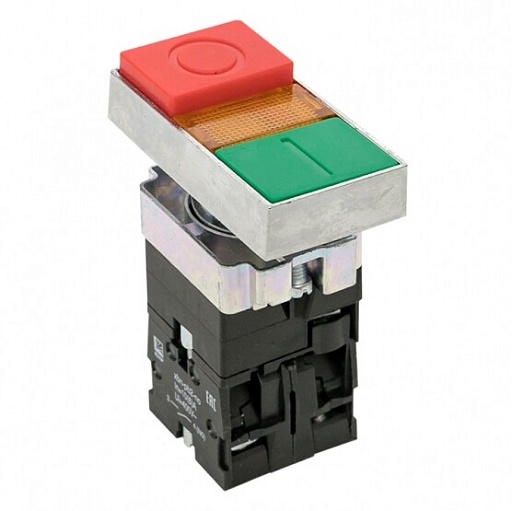Кнопка прямоугольная EKF PROxima LAY5-BW8465 230 В IP40 красно-зеленая (pbn-bw8465)