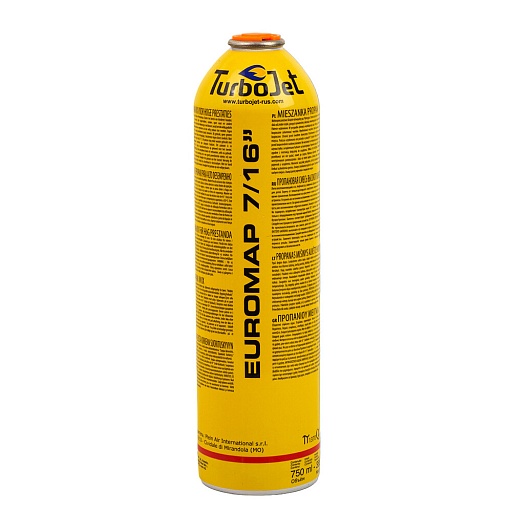 Баллон газовый Turbojet 7/16 одноразовый 0,75 л