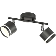 Спот потолочный Schaffner Bajuno GX53 60 Вт 5 кв.м черный IP20 (4735-2 BK)