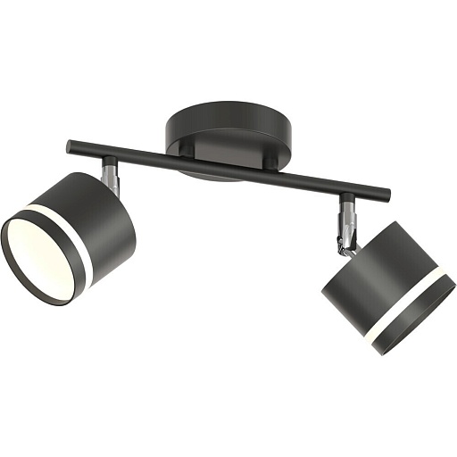 Спот потолочный Schaffner Bajuno GX53 60 Вт 5 кв.м черный IP20 (4735-2 BK)