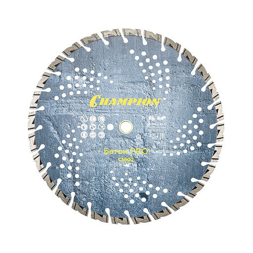 Диск алмазный по бетону Champion Heavyсut Pro 350x25,4x10 мм сегментный сухой рез (C1602) Диск алмазный по бетону Champion Heavyсut Pro 350x25,4x10 мм сегментный сухой рез (C1602)