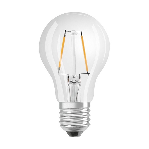 Лампа светодиодная филаментная Osram E27 4000К 5 Вт 600 Лм 220-240 В груша A60 прозрачная