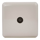 Розетка телевизионная Lezard VIOLA 751-0300-130 оконечная открытая установка крем tv Розетка телевизионная Lezard VIOLA 751-0300-130 оконечная открытая установка крем tv