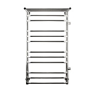 Полотенцесушитель водяной Indigo Brace 1000х500 мм лесенка с боковым подключением 600 мм справа с полкой хром Полотенцесушитель водяной Indigo Brace 1000х500 мм лесенка с боковым подключением 600 мм справа с полкой хром