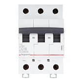 Автоматический выключатель модульный Legrand RX3 3P 16А тип C 4,5 кА 400 В (419708) Автоматический выключатель модульный Legrand RX3 3P 16А тип C 4,5 кА 400 В (419708)