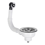 Выпуск для мойки McAlpine 1 1/2 с переливом хром (OFR2-113S)