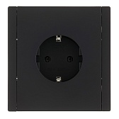 Розетка IEK Forte&Piano FP114 встраиваемая черная (FP-R11-16-1-K02)