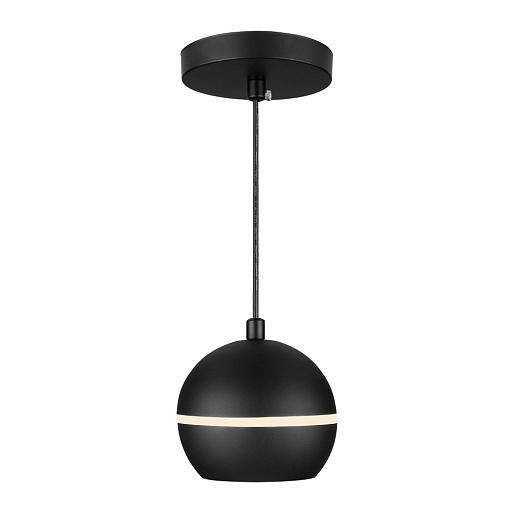 Светильник светодиодный подвесной Elektrostandard DLS023 4200К 9 Вт 2 кв.м черный IP20 (a047775)