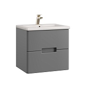 Комплект тумба с раковиной Sanstar Noche 60 см подвесная графит софт (422.1-1.4.1.ККОМ) Комплект тумба с раковиной Sanstar Noche 60 см подвесная графит софт (422.1-1.4.1.ККОМ)