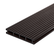 Террасная доска Decking Urban ДПК венге (Темный Орех)