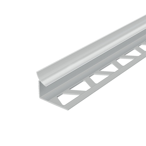 Профиль ПВХ для кафельной плитки внутренний 10 мм 2,5 м светло-серый