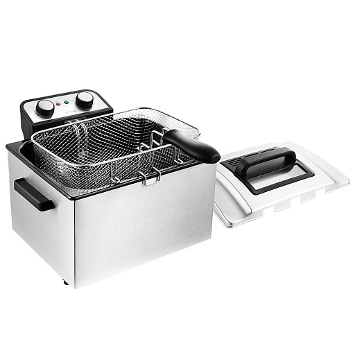 Фритюрница Kitfort КТ-2025 серебристая