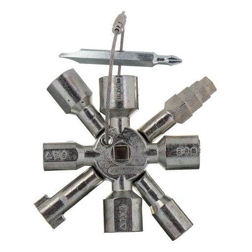 Ключ Knipex TwinKey (KN-001101) для шкафов и систем запирания