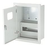 Щит учетно-распределительный встраиваемый Dekraft ЩРУВ-1/12 металлический IP31 430х330х160 мм 12 модулей с окном для снятия показаний счетчика Щит учетно-распределительный встраиваемый Dekraft ЩРУВ-1/12 металлический IP31 430х330х160 мм 12 модулей с окном для снятия показаний счетчика