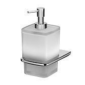 Дозатор для мыла AM.PM Inspire 2.0 с держателем стекло матовый/металл хром (A50A36900)