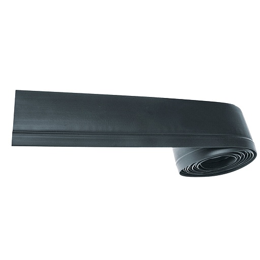 Плинтус ПВХ напольный Grace 44 мм графит 48000 мм гибкий самоклеящийся