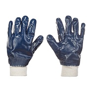 Перчатки трикотажные для защиты рук Hesler (668643/5868) нитриловое покрытие манжета на резинке 10 (L ) бело-синий